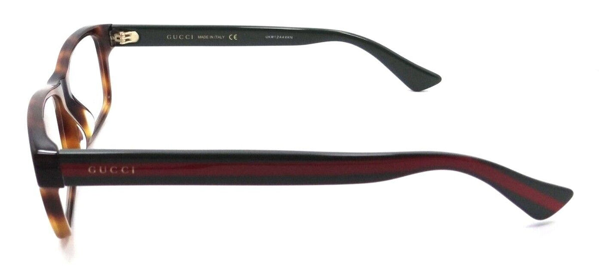 Gucci Eyeglasses Frames GG0006OA 013 55-17-150 Havana / Green Made in Italy-889652154855-classypw.com-3
