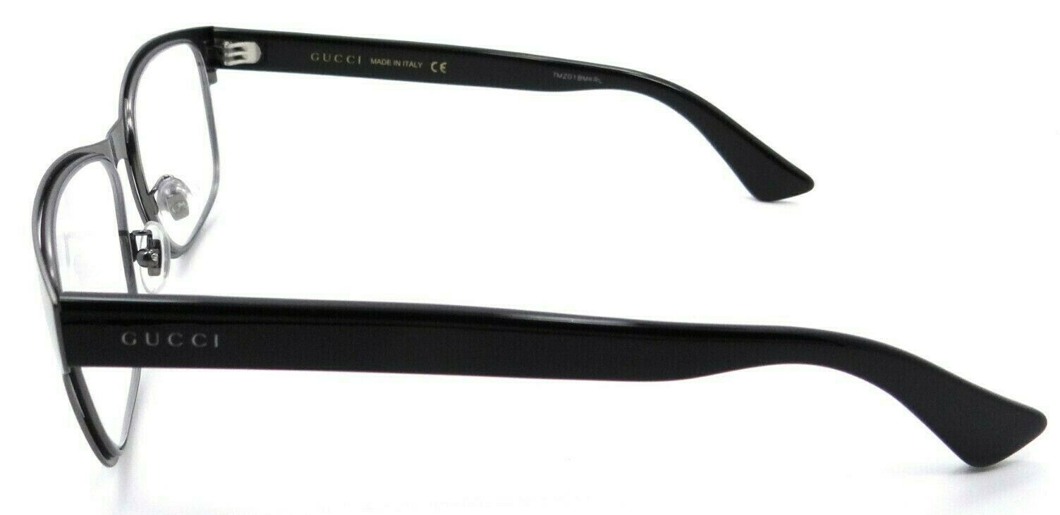 Gucci Eyeglasses Frames GG0007O 005 55-16-145 Ruthenium Black Made in Italy-889652122960-classypw.com-3