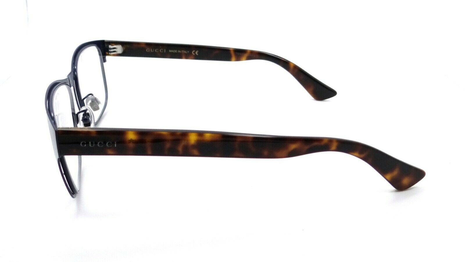Gucci Eyeglasses Frames GG0007O 006 55-16-145 Dark Blue / Havana Made in Italy-889652122977-classypw.com-3