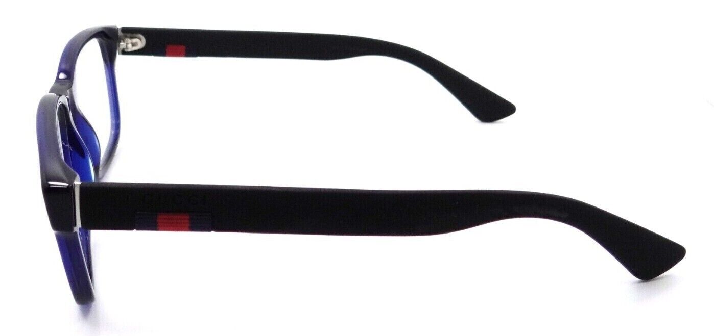 Gucci Eyeglasses Frames GG0011O 004 53-17-145 Blue / Black Made in Italy-889652047645-classypw.com-3