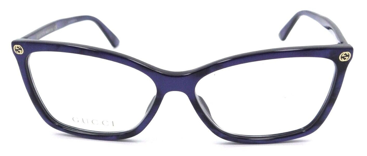 Gucci Eyeglasses Frames GG0025O 005 56-14-140 Blue Made in Italy-889652048345-classypw.com-2