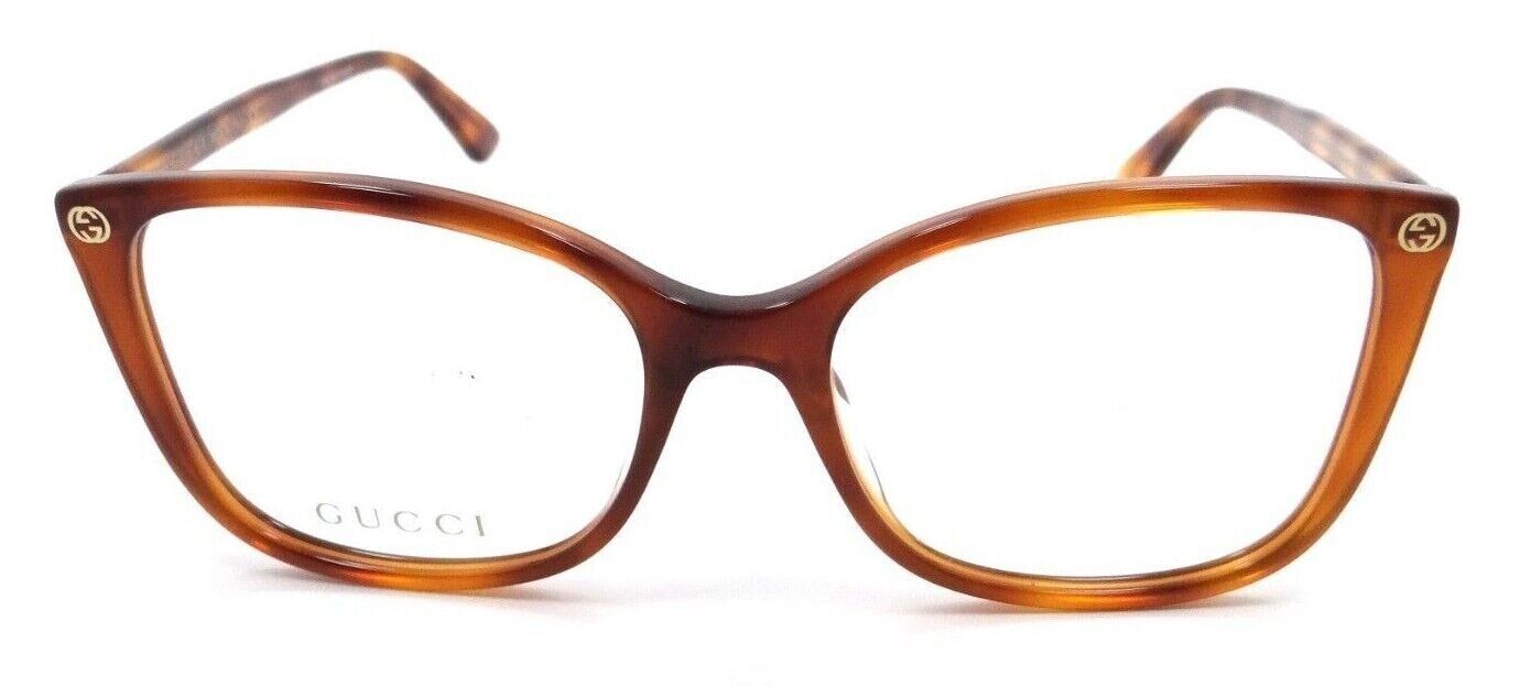 Gucci Eyeglasses Frames GG0026O 006 53-17-140 Havana Made in Italy-889652123066-classypw.com-2