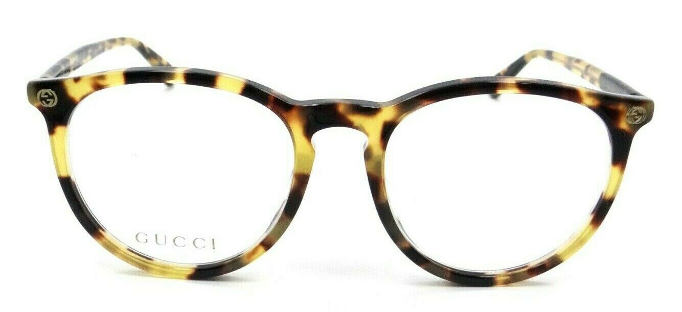 Gucci Eyeglasses Frames GG0027OA 006 52-19-145 Havana Made in Italy-889652123035-classypw.com-2