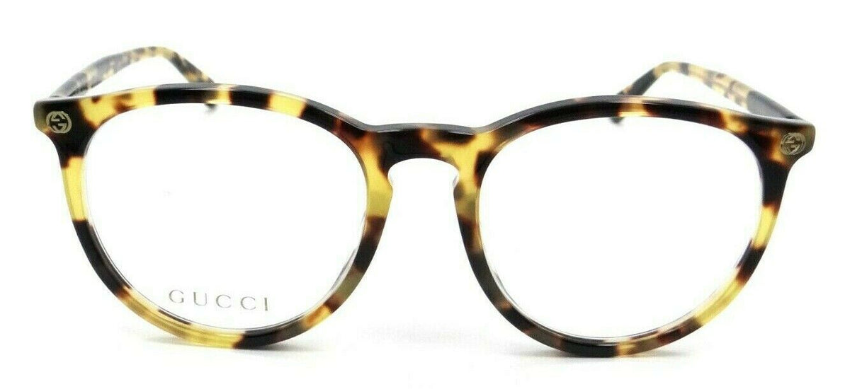 Gucci Eyeglasses Frames GG0027OA 006 52-19-145 Havana Made in Italy-889652123035-classypw.com-2