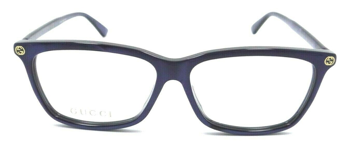 Gucci Eyeglasses Frames GG0042OA 004 55-13-145 Blue Made in Italy-889652050324-classypw.com-2