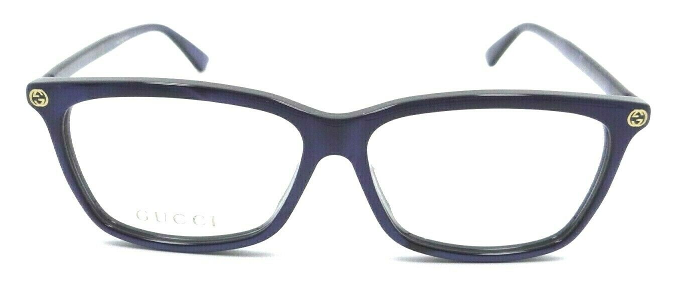 Gucci Eyeglasses Frames GG0042OA 004 55-13-145 Blue Made in Italy-889652050324-classypw.com-2