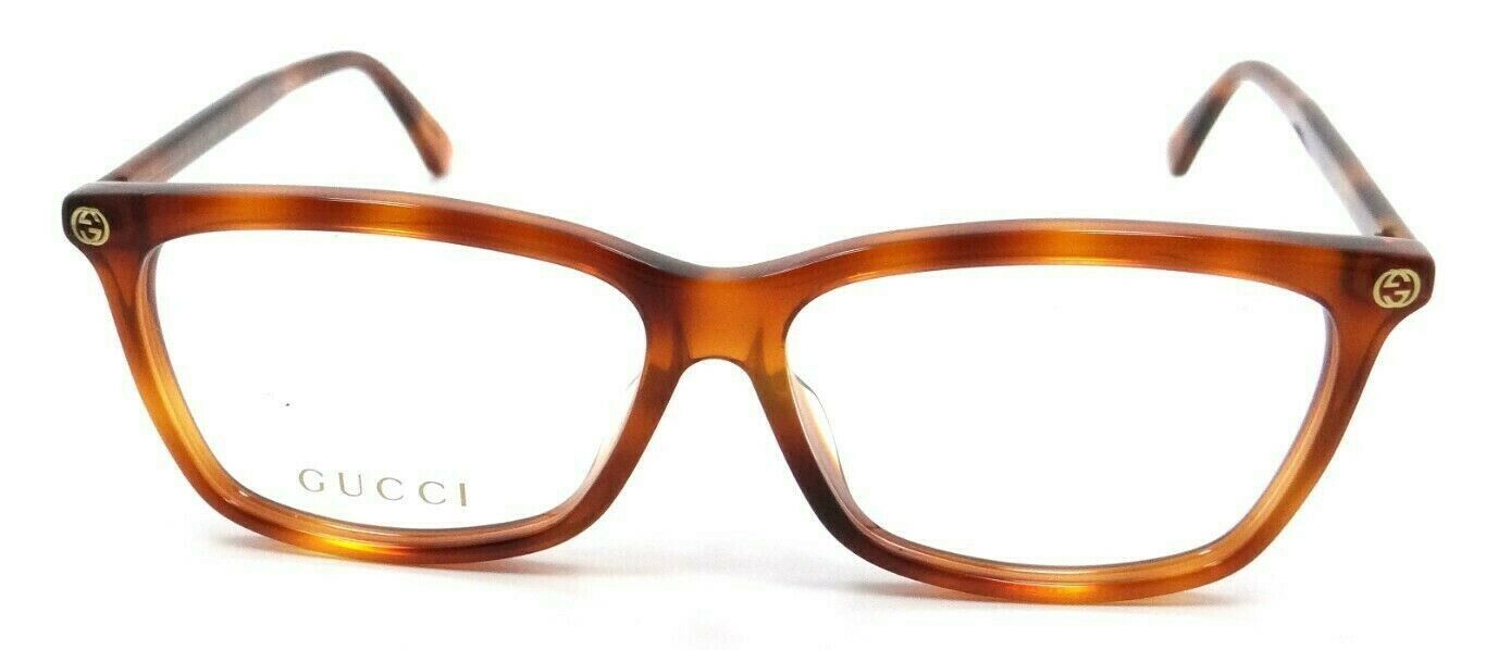 Gucci Eyeglasses Frames GG0042OA 005 55-13-145 Havana Made in Italy-889652088259-classypw.com-2