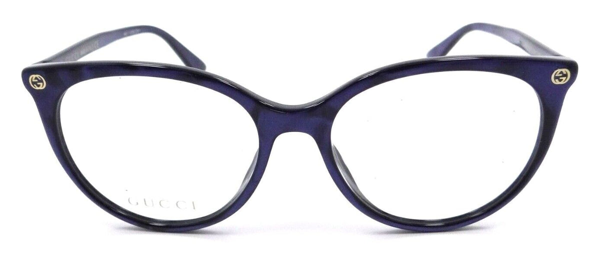 Gucci Eyeglasses Frames GG0093O 005 53-17-140 Blue Made in Italy-889652076096-classypw.com-2