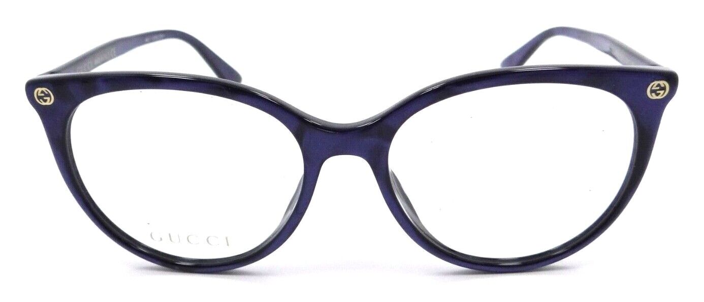 Gucci Eyeglasses Frames GG0093O 005 53-17-140 Blue Made in Italy-889652076096-classypw.com-2