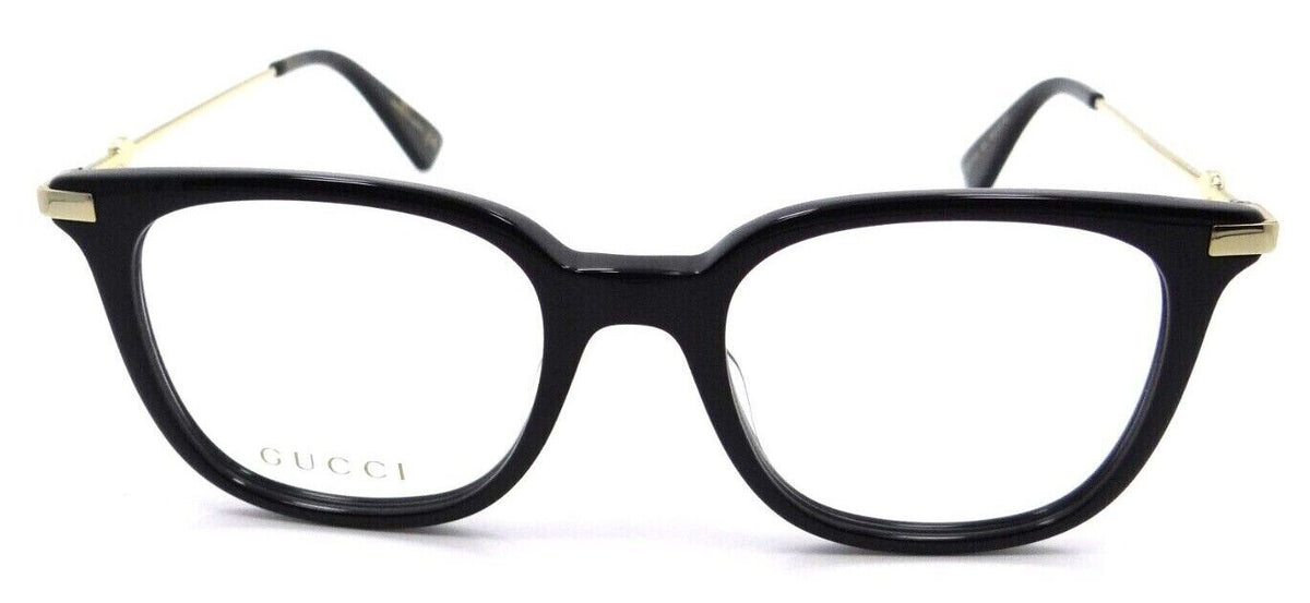 Gucci Eyeglasses Frames GG0110O 001 49-19-145 Black / Gold Made in Japan-889652078403-classypw.com-2