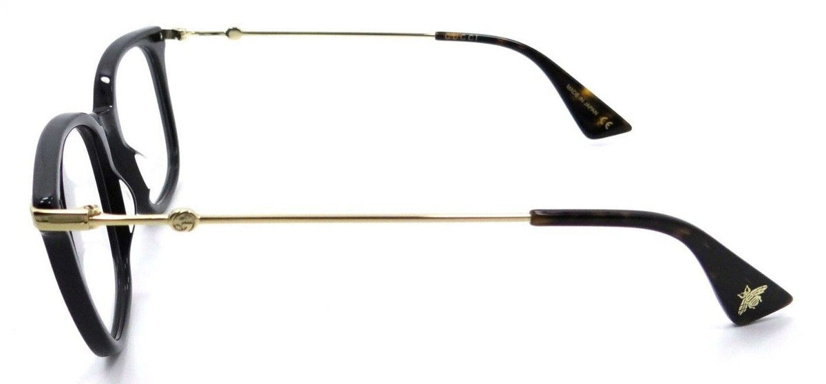 Gucci Eyeglasses Frames GG0110O 001 49-19-145 Black / Gold Made in Japan-889652078403-classypw.com-3