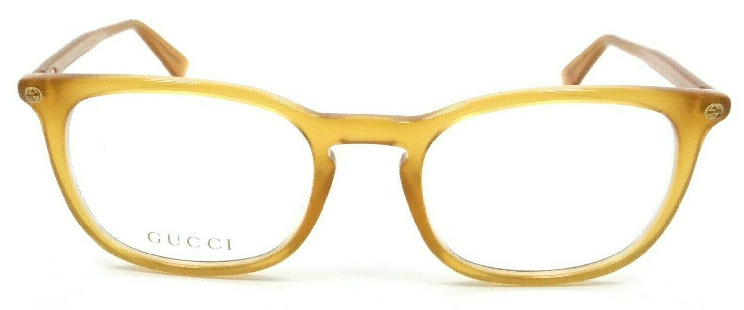 Gucci Eyeglasses Frames GG0122O 009 54-21-145 Yellow Made in Italy-889652093079-classypw.com-1