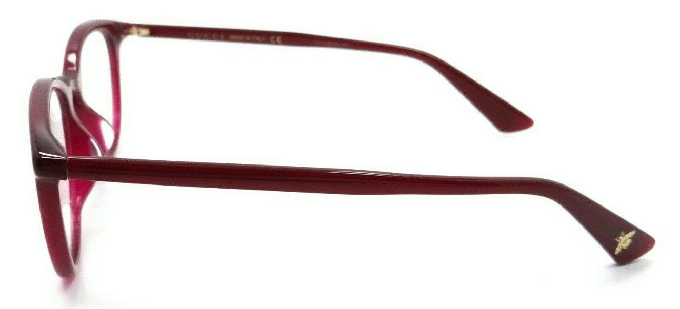 Gucci Eyeglasses Frames GG0155OA 017 49-18-145 Burgundy Made in Italy-889652171555-classypw.com-3