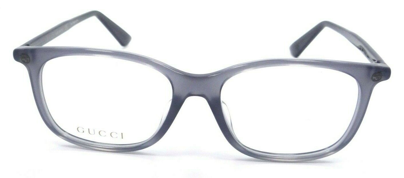 Gucci Eyeglasses Frames GG0157OA 004 52-17-145 Grey Made in Italy-889652090108-classypw.com-2