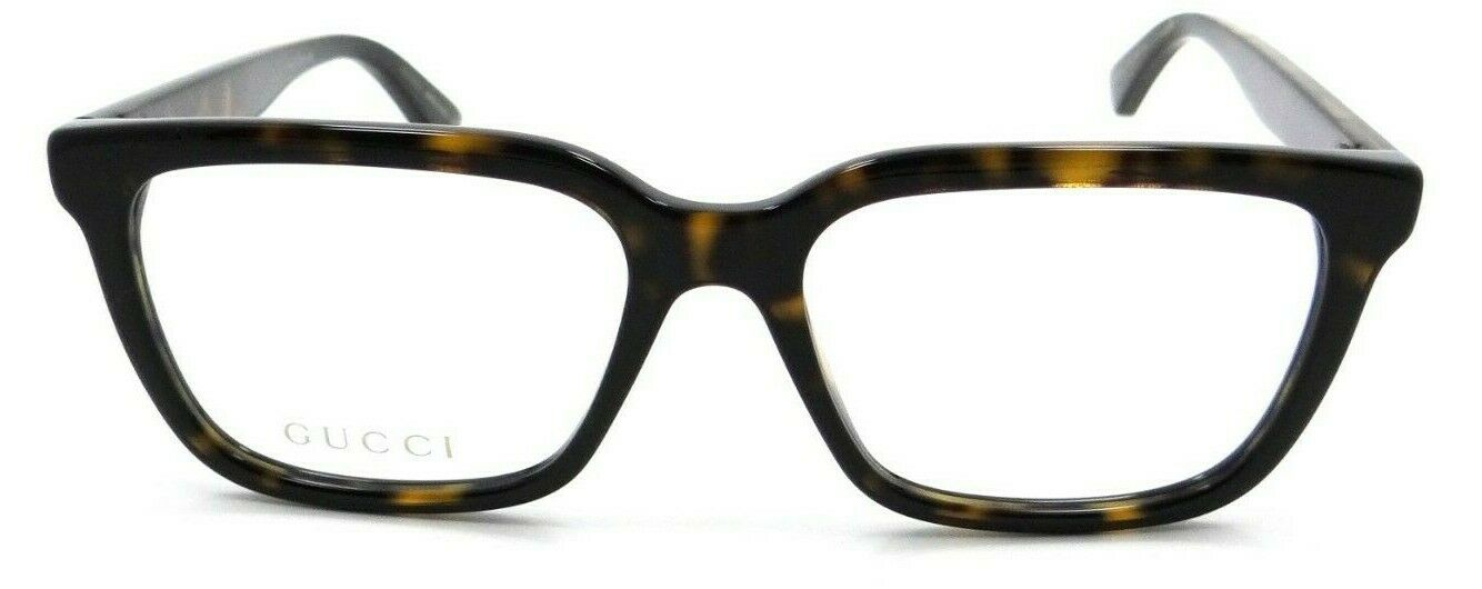 Gucci Eyeglasses Frames GG0160O 002 53-17-145 Dark Havana Made in Italy-889652088730-classypw.com-1