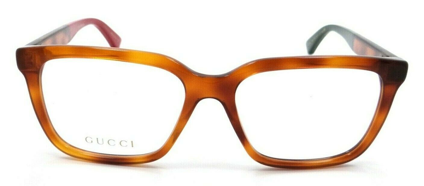 Gucci Eyeglasses Frames GG0160O 008 55-17-145 Havana Made in Italy-889652088792-classypw.com-2