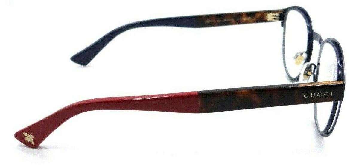 Gucci Eyeglasses Frames GG0161O 003 48-23-145 Dark Blue / Havana Made in Italy-889652088822-classypw.com-4