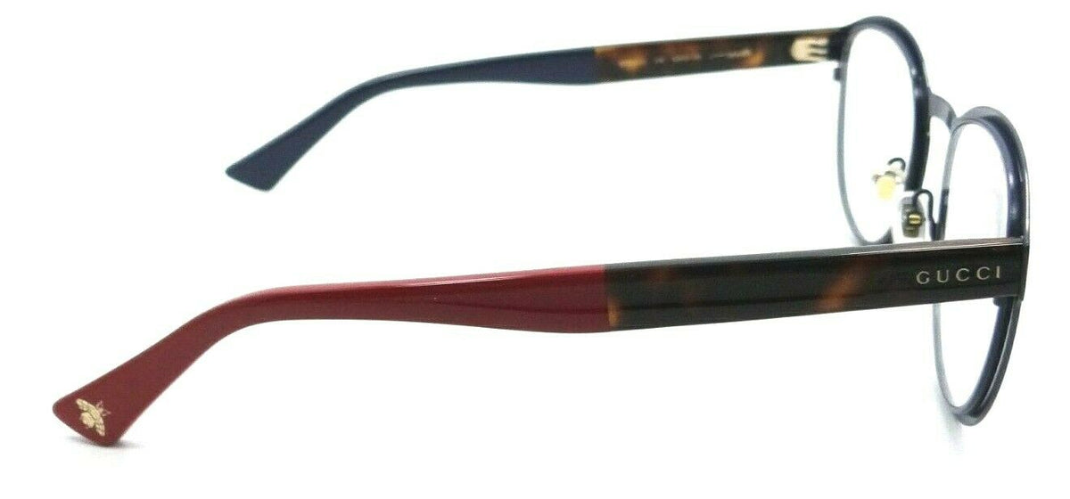 Gucci Eyeglasses Frames GG0161O 006 53-23-150 Dark Blue / Havana Made in Italy-889652123264-classypw.com-4