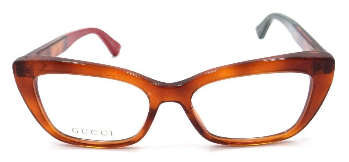 Gucci Eyeglasses Frames GG0165O 004 51-17-140 Havana Made in Italy-889652089003-classypw.com-2