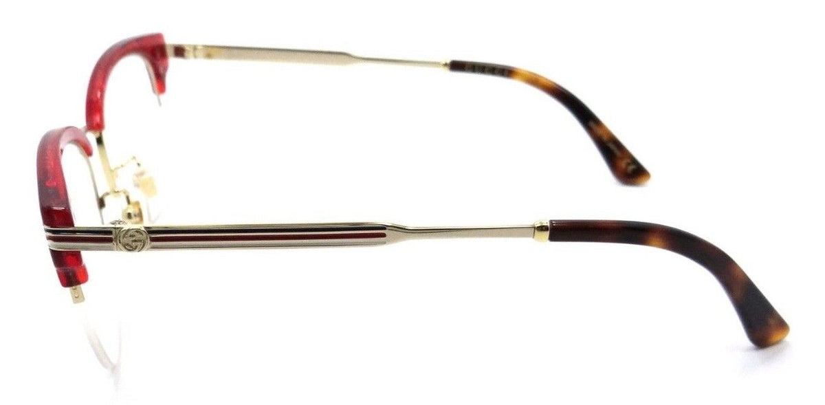 Gucci Eyeglasses Frames GG0201O 003 50-18-140 Red / Gold Made in Japan-889652093529-classypw.com-3