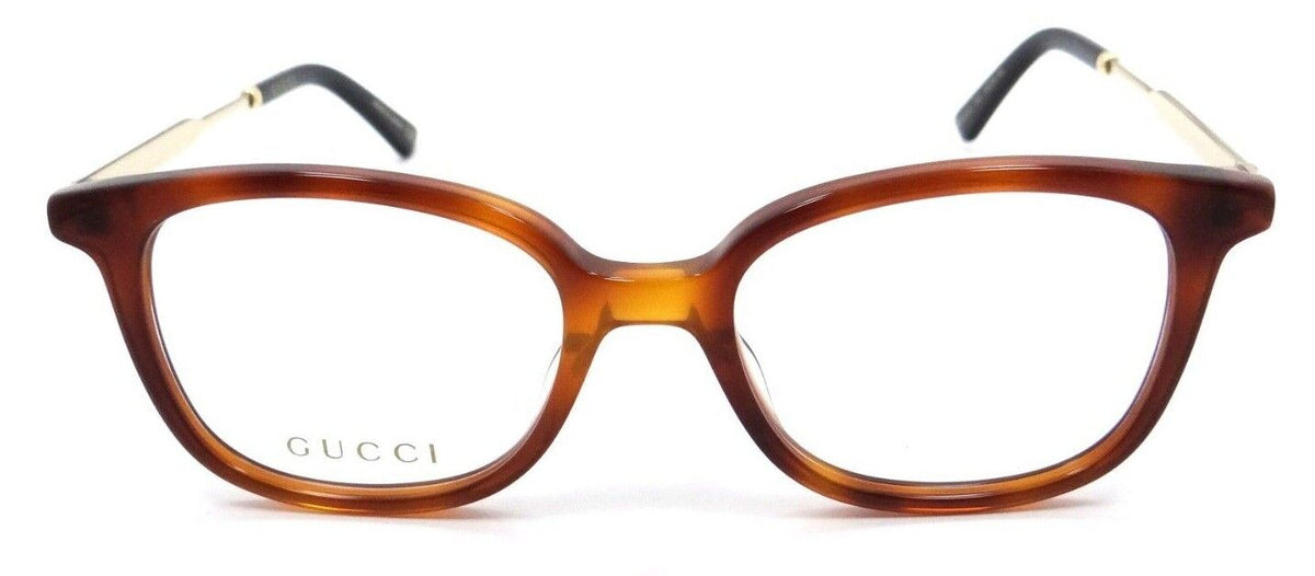 Gucci Eyeglasses Frames GG0202O 003 50-18-145 Havana / Gold Made in Japan-889652093574-classypw.com-2