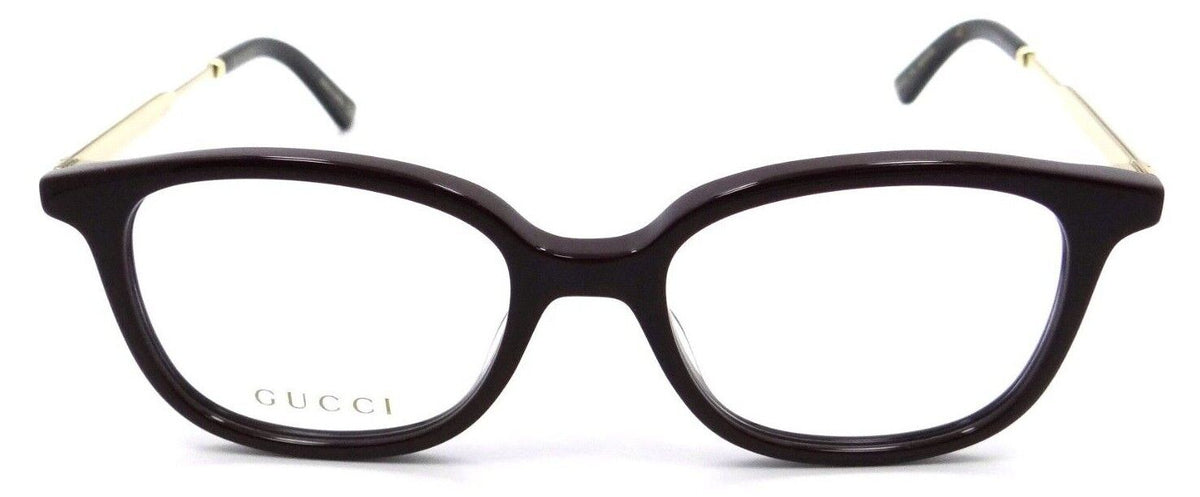Gucci Eyeglasses Frames GG0202O 004 50-18-145 Burgundy / Gold Made in Japan-889652093581-classypw.com-2