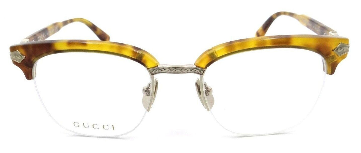 Gucci Eyeglasses Frames GG0231O 004 50-20-135 Havana Gold Titanium Made in Japan-889652094489-classypw.com-2