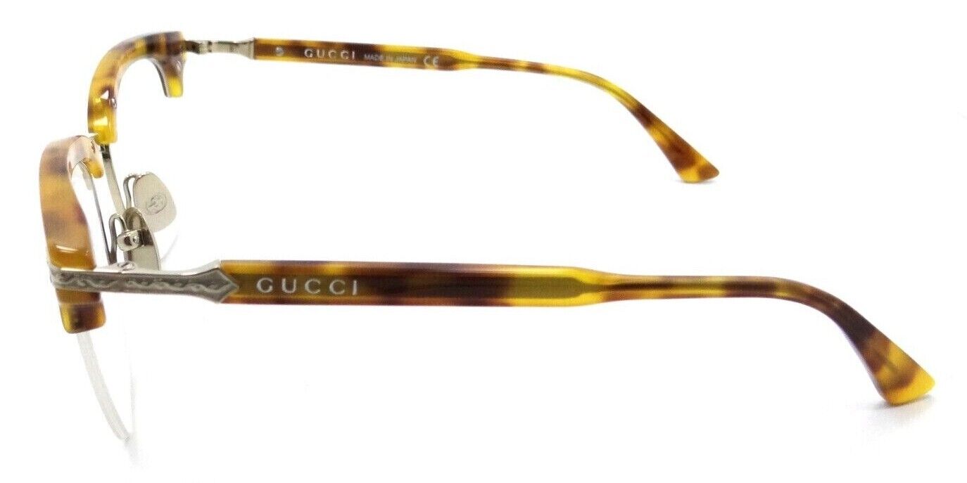 Gucci Eyeglasses Frames GG0231O 004 50-20-135 Havana Gold Titanium Made in Japan-889652094489-classypw.com-3