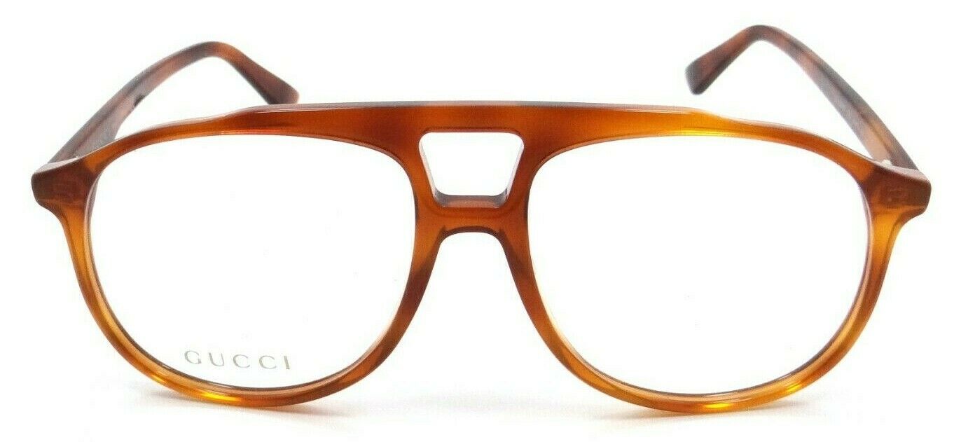 Gucci Eyeglasses Frames GG0264O 002 57-16-145 Havana Made in Italy-889652125305-classypw.com-2