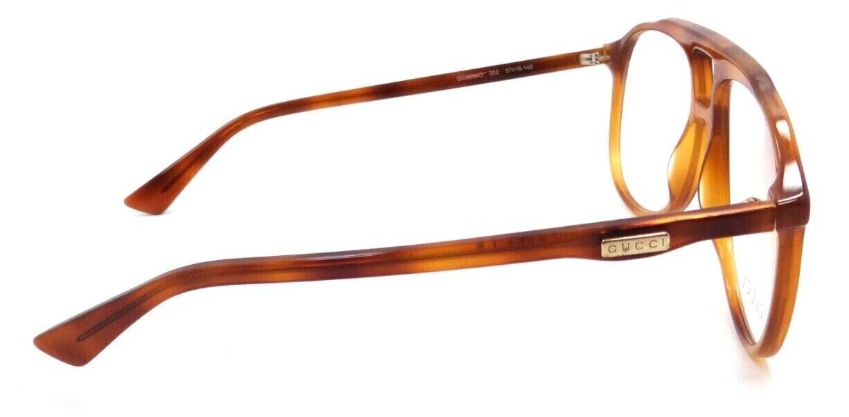 Gucci Eyeglasses Frames GG0264O 002 57-16-145 Havana Made in Italy-889652125305-classypw.com-4