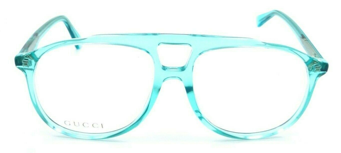 Gucci Eyeglasses Frames GG0264O 003 57-16-145 Light Blue Made in Italy-889652125312-classypw.com-2