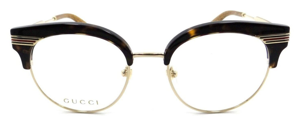 Gucci Eyeglasses Frames GG0285O 002 50-19-140 Havana / Gold Made in Japan-889652126722-classypw.com-2