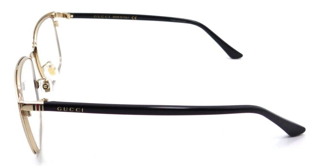 Gucci Eyeglasses Frames GG0294O 001 54-18-140 Gold / Black Made in Italy-889652125855-classypw.com-3