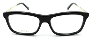 Gucci Eyeglasses Frames GG0302O 001 54-16-150 Black - Gold Made in Japan