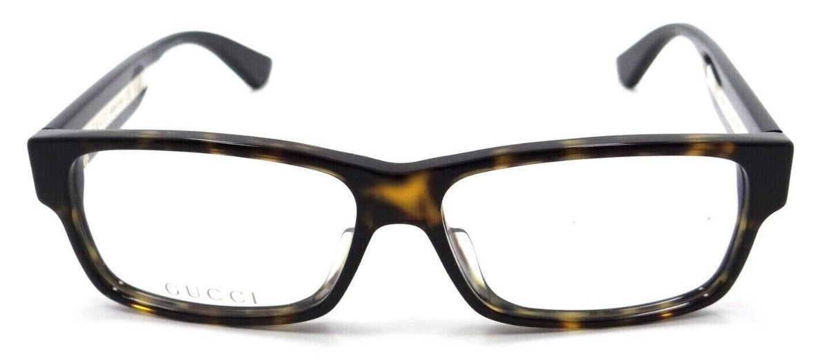 Gucci Eyeglasses Frames GG0344OA 002 56-14-150 Havana Made in Italy-889652156521-classypw.com-2