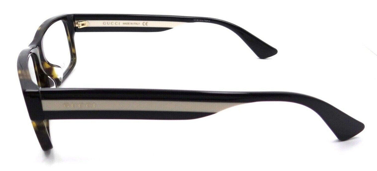 Gucci Eyeglasses Frames GG0344OA 002 56-14-150 Havana Made in Italy-889652156521-classypw.com-3