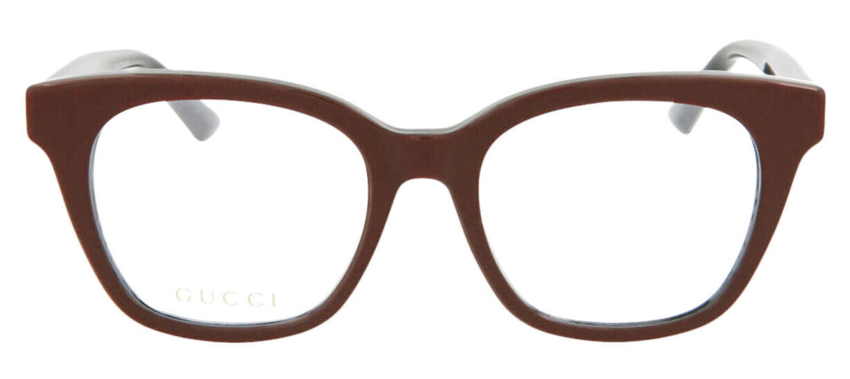 Gucci Eyeglasses Frames GG0349O 008 51-19-145 Red on Black Made in Italy-889652156286-classypw.com-2