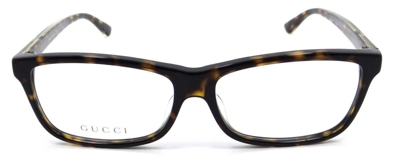 Gucci Eyeglasses Frames GG0378OA 002 55-14-145 Havana Made in Japan-889652176505-classypw.com-2