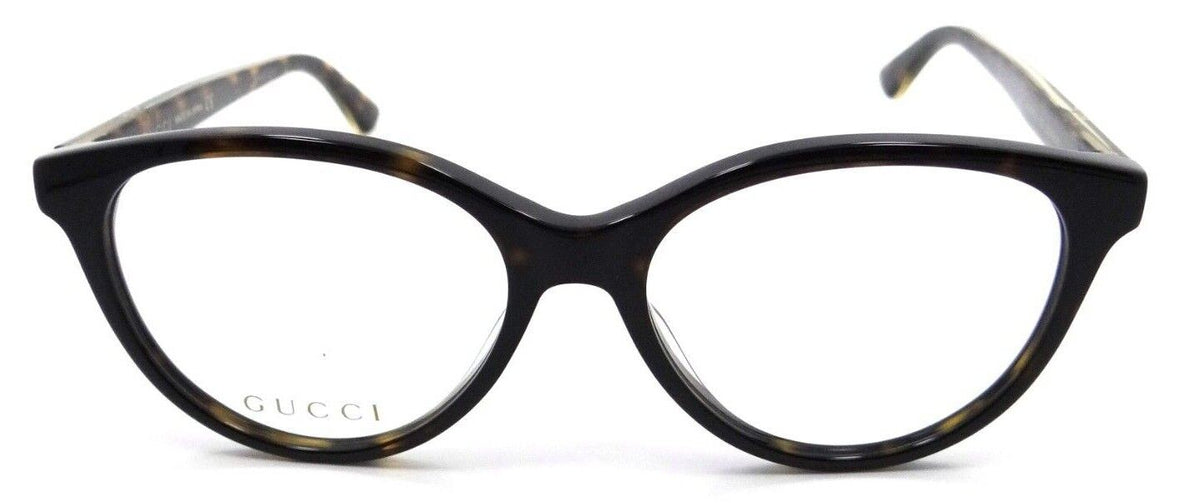 Gucci Eyeglasses Frames GG0379O 002 52-16-140 Havana Made in Japan-889652176536-classypw.com-2