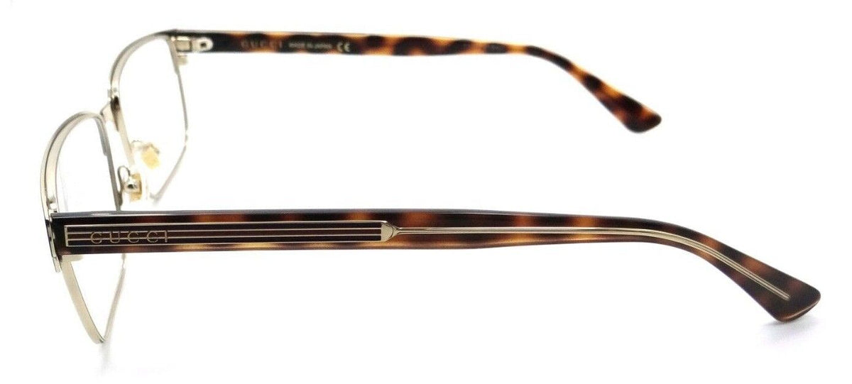Gucci Eyeglasses Frames GG0383O 006 58-17-145 Blue / Havana Made in Japan-0889652176826-classypw.com-3