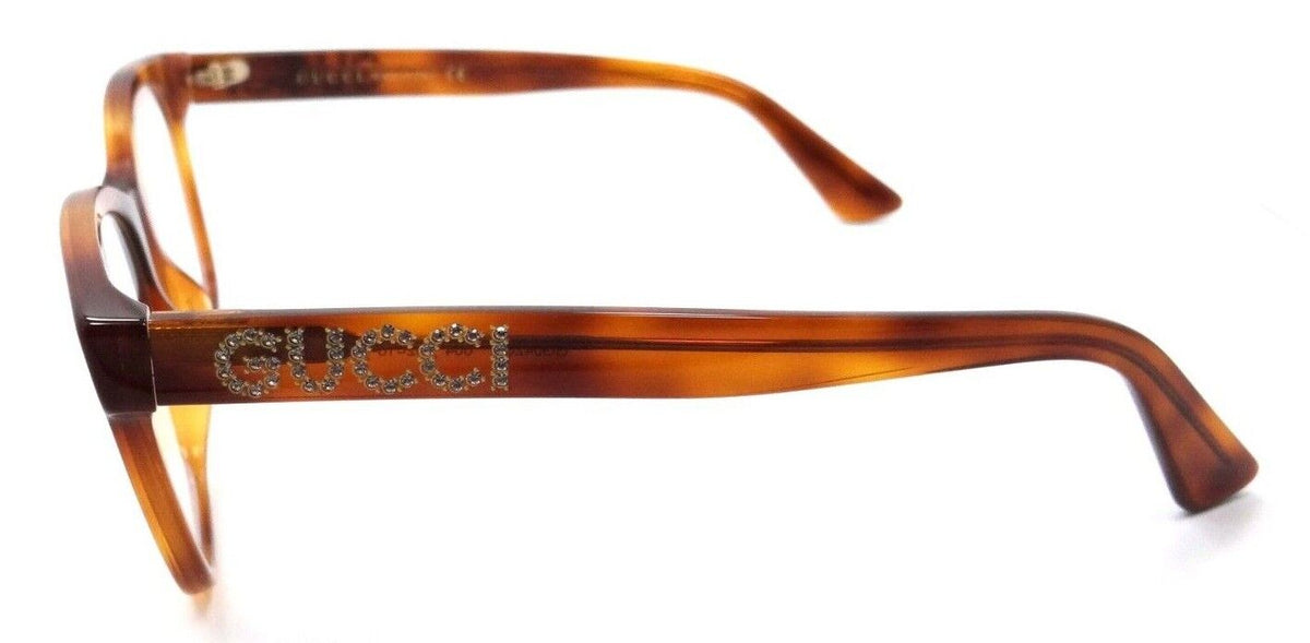 Gucci Eyeglasses Frames GG0420OA 004 52-18-140 Havana Made in Italy-889652171906-classypw.com-3