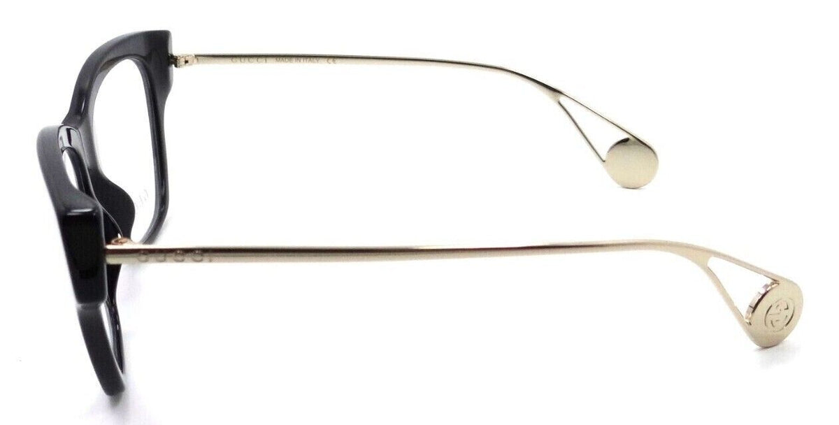 Gucci Eyeglasses Frames GG0438O 001 52-14-140 Black / Gold Made in Italy-889652200606-classypw.com-3