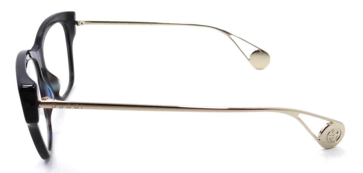 Gucci Eyeglasses Frames GG0438O 003 52-14-140 Blue Havana / Gold Made in Italy-889652200651-classypw.com-3