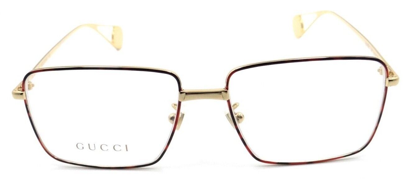 Gucci Eyeglasses Frames GG0439O 004 53-15-145 Havana / Gold Made in Italy-889652201634-classypw.com-1