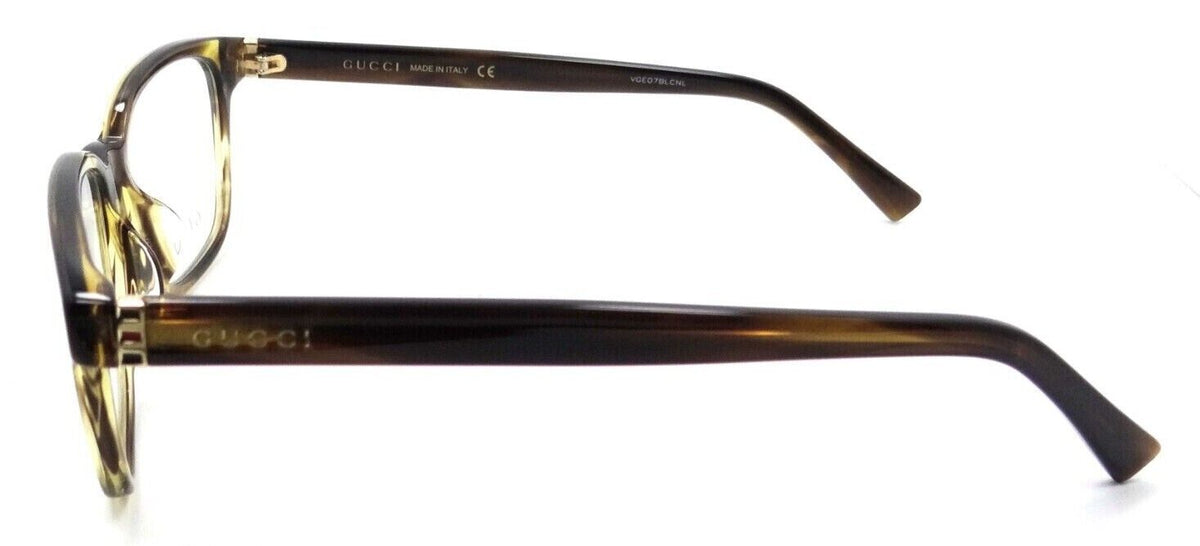 Gucci Eyeglasses Frames GG0455OA 004 53-16-150 Havana / Gold Made in Italy-889652203416-classypw.com-3