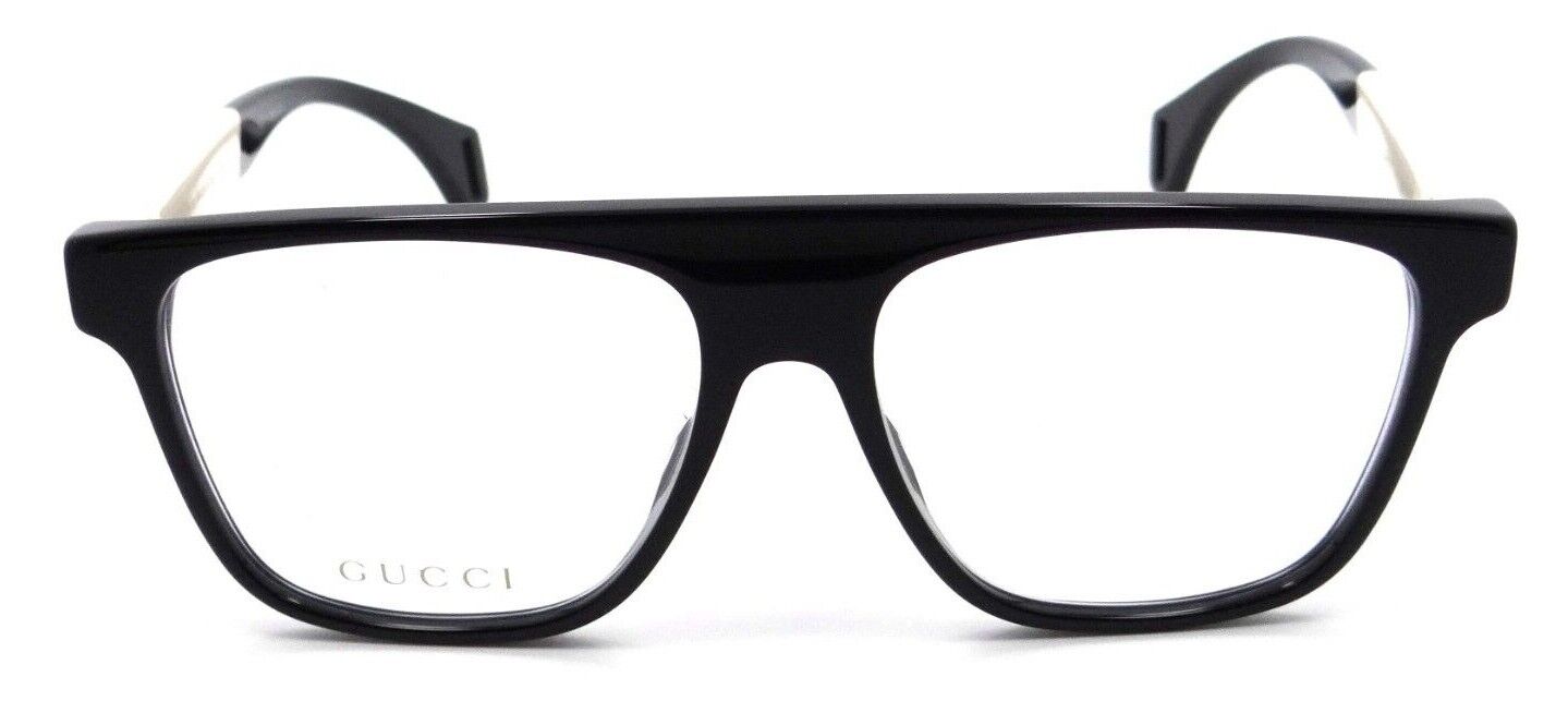 Gucci Eyeglasses Frames GG0465O 001 55-16-150 Black / Ivory Made in Italy-0889652200538-classypw.com-2