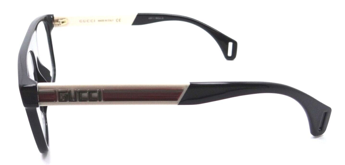 Gucci Eyeglasses Frames GG0465O 001 55-16-150 Black / Ivory Made in Italy-0889652200538-classypw.com-3
