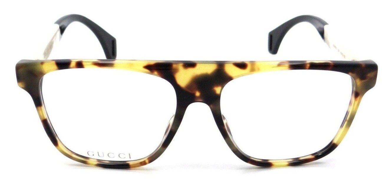 Gucci Eyeglasses Frames GG0465O 004 55-16-150 Havana / White Made in Italy-889652200958-classypw.com-2