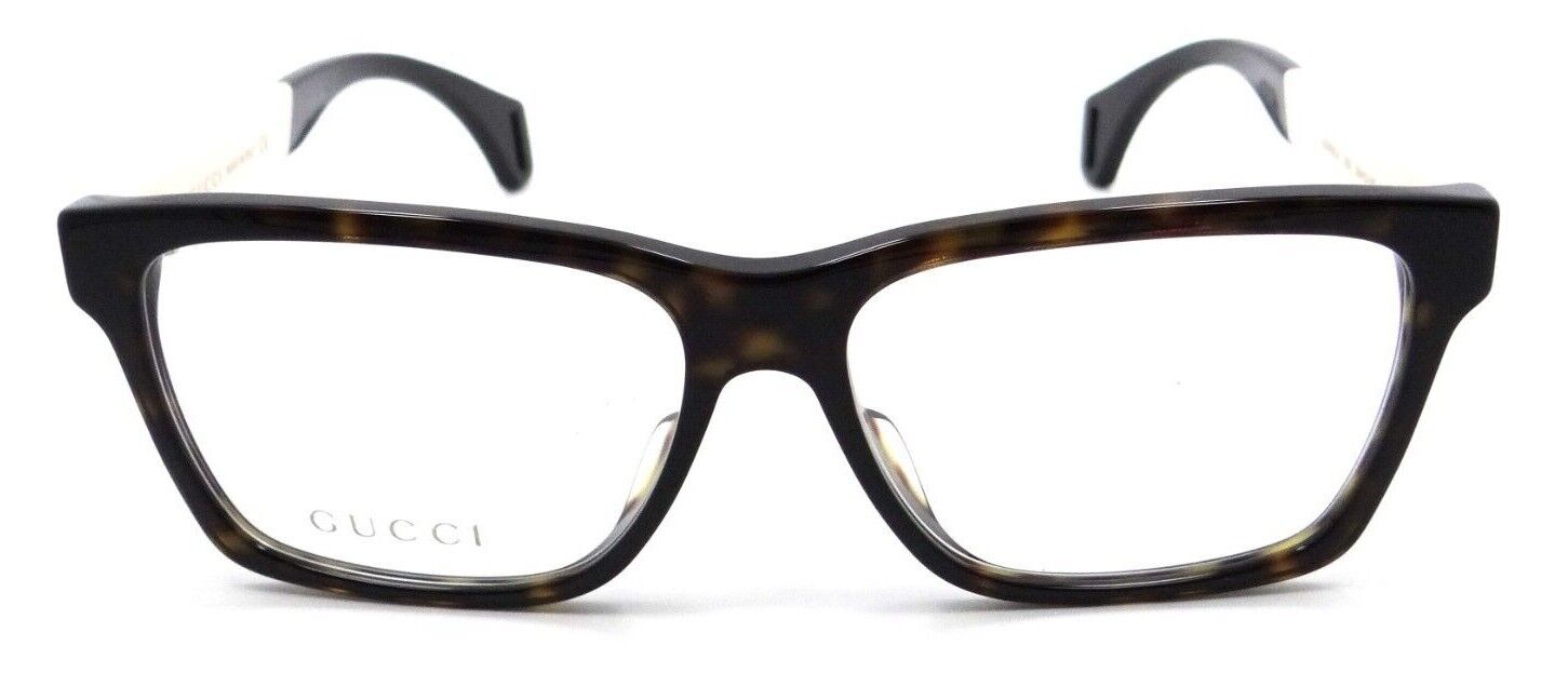 Gucci Eyeglasses Frames GG0466OA 003 56-15-150 Havana / Ivory Made in Italy-889652200842-classypw.com-1