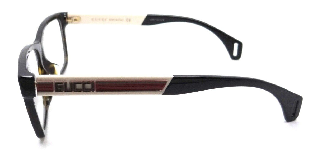 Gucci Eyeglasses Frames GG0466OA 003 56-15-150 Havana / Ivory Made in Italy-889652200842-classypw.com-3